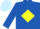 ROYAL BLUE, YELLOW diamond, LIGHT BLUE cap