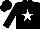 Black, white star