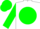 White, white 'wm' in horseshoe on green ball, green sleeves, green cap