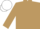 light brown, white cap