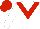 White body, red chevron, white arms, red cap