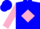 Blue,  pink mz, pink diamond sleeves