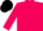 Fuchsia, Pink 'v' and cap