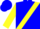 Blue, yellow 'sc' and sash, yellow sleeves, blue cap