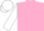Pink, white balls on sleeves, white cap