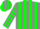 Grey, green stripes