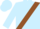 Light blue, brown sash, light blue cap