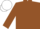 Brown, white 'v' bib, spotted cap