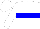 White, blue hoop, white sleeves and cap