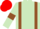 Light green, brown braces and armlets, red cap