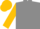 French grey, old gold sleeves and cap