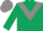Dark green, grey chevron, grey cap