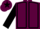 Maroon, black seams, sleeves and star on cap