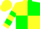Yellow and green quartered, hooped sleeves, yellow cap, green peak
