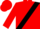 Red, white and black sash