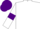 White, purple armlets, purple cap