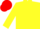 Navy, yellow sleeves, red cap