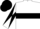White, black hoop, diabolo on sleeves, black cap