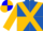 Royal Blue, Gold Cross Sashes, Blue And Gold Quartered Sleeves
