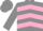 GREY & PINK CHEVRONS, grey cap