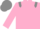 Bright pink, grey epaulettes and cap