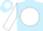 Light blue, white ball, white sleeves