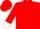 Red, white 'mpb' white 'm' and cuffs on red sleeves