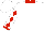 White, red zia a/s, red collar, white sleeves, red diamonds, red cuffs