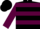 Black, maroon and white 'c', two maroon hoops and cuffs on sleeves