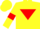 YELLOW, RED inverted triangle and armlets