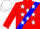 Red, blue sash & white stars, matching cap