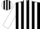 Black, white shamrock, white stripes on sleeves