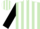 Light green and white stripes, black sleeves