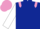 Dark Blue Body, Mauve epaulettes, White Arms, Mauve Cap