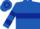 Royal blue, dark blue hoop