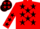 Red, red and black stars