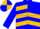 Blue, Gold Chevrons, Gold And Blue Quartered Sleeves