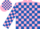 Pink and Royal Blue check