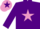 Purple, Mauve star, Mauve cap, Purple star