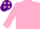 Pink, purple stars on cap
