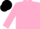 Pink body, pink arms, black hooped, black cap