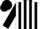 White, Black stripes on sleeves and cap