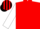 Navy, red star, red stripes on white sleeves