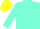 AQUAMARINE, YELLOW cap