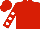 Red, white spots on sleeves