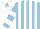 Light blue and white stripes, hooped sleeves, white cap, light blue star