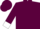 Maroon, white'w', white circled 'jw', white cuffs
