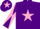 Purple, pink star, diabolo on sleeves and star on cap