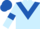 Light Blue, Royal Blue chevron, armlets and cap