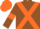 brown, orange cross belts, armlets and cap